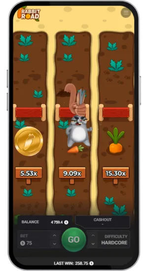 Perte après un multiplicateur 9,09x en Hardcore